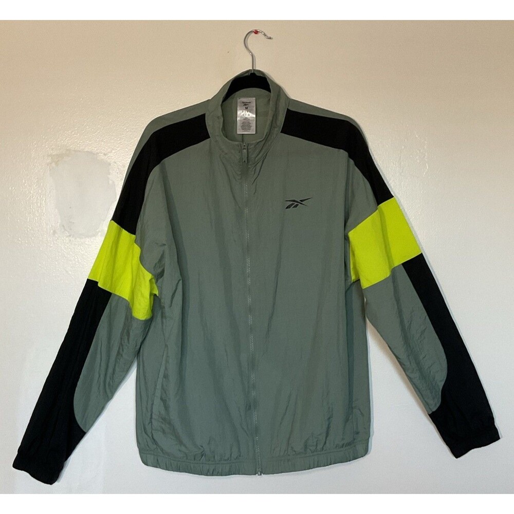 Reebok Apparel Men's Train Woven Jacket And Pants Green, Size M